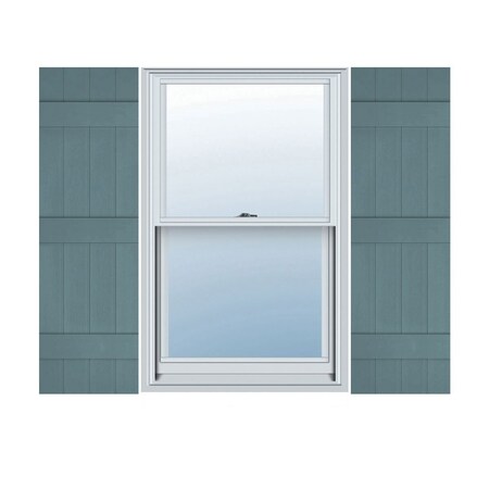 Ekena Millwork Mid-America Vinyl, Custom Four Board Joined (3 Batten), Board-n-Batten Shutters, J41479004 J41479004
